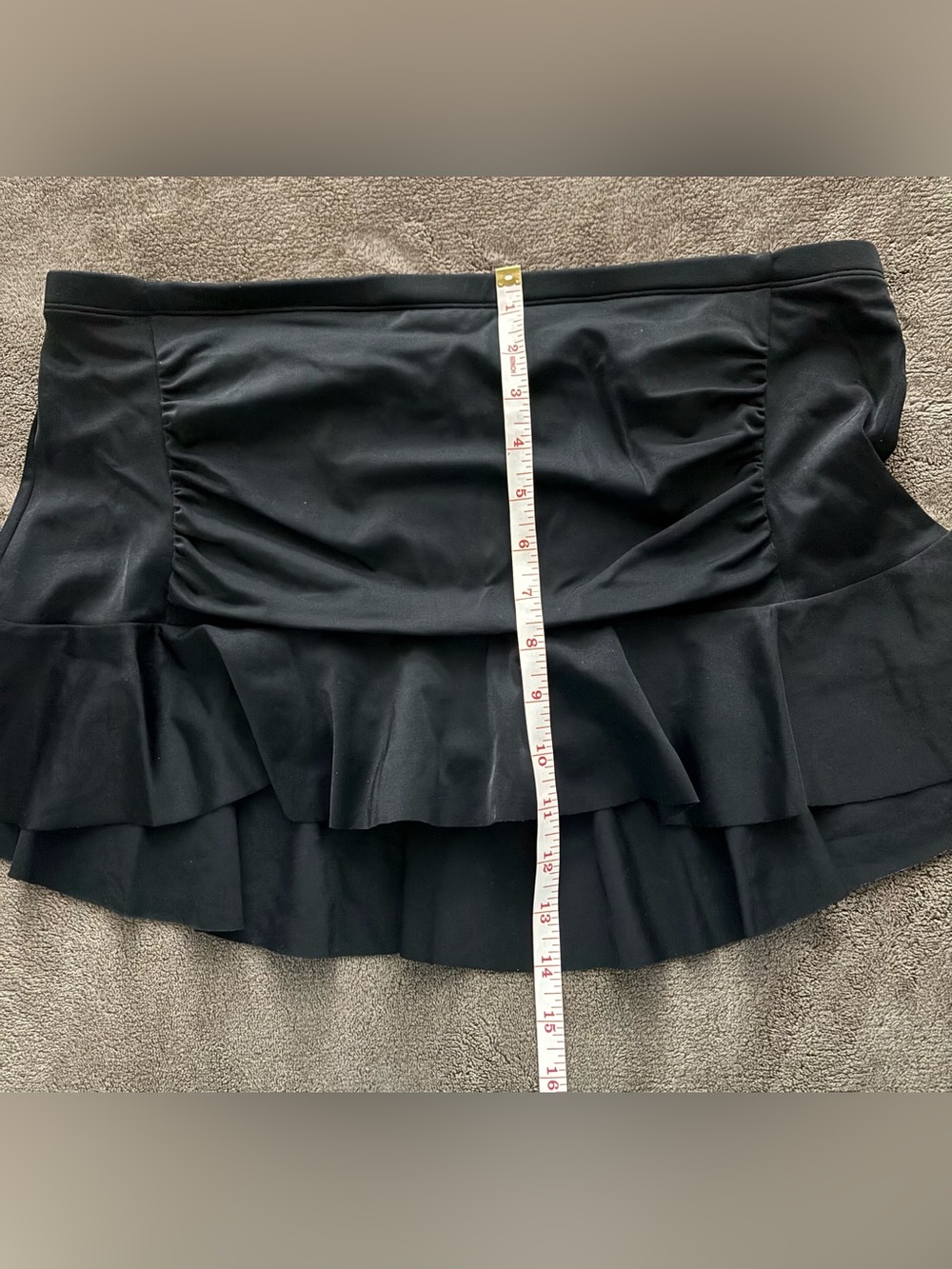 Athleta Black Ruffle Swim Skirt - Picture 6 of 6